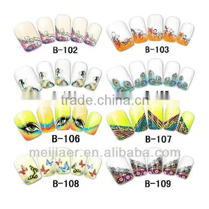 Beautiful Cartoon&Flower 3D Water Transfer Nail Art Stickers thumbnail-1