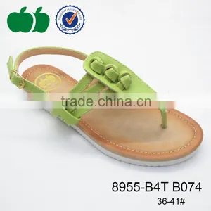 Elegant Top Quality 2015 Fashion Flat Latest Ladies Sandals thumbnail-3