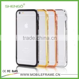 Newest Design Hot Selling Diamond Metal Bumper Phone Case for Samsung G530 thumbnail-2