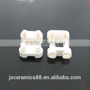95% Alumina Ceramic Head With Two Holes for Electric Heating Tube thumbnail-2