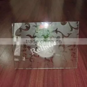 Clear Acid Etched Glass for Decorative Partition thumbnail-2