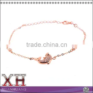 Pretty Design 925 Sterling Silver Wholesale Fish Bracelet Jewelry thumbnail-1
