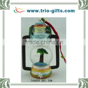 2015 Decorative Glass Snow Globe With Palm Tree Design thumbnail-1