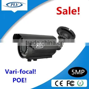 Day Night Auto Switch H.264 2.8-12mm Vari Focal Lens 2590*1920 12fps 5mp Poe Webcam Factory thumbnail-1