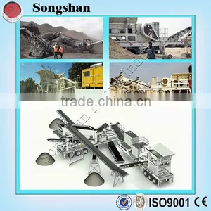 Hot Sale Movable Rock Crusher Plant; Portable Stone Crusher Plant; Mobile Stone Crusher Plant thumbnail-1