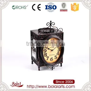 Classic Rectangular Metal Box Oval Decorative Clock Birthday Return Gift thumbnail-1