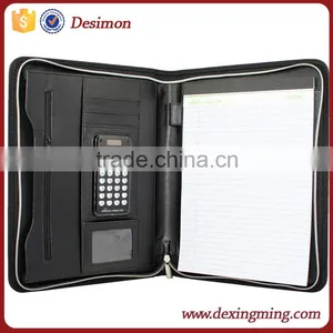 A4 Business Folder Leather/PU Fashionable Cheap Leather Portfolio/ Travel Portfolio Bulk Buy thumbnail-1