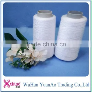 Raw White Or Dyed Bright Virgin 100% Spun Polyester Yarn For Sewing thumbnail-3