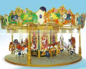 Customized Seats Best Quality Carousel Horse Rides,merry go Round for Sale thumbnail-1
