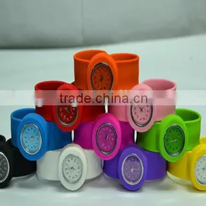 Multi Colors Gents Silicone Slap Watch for Men Water Resistant With Slap Straps thumbnail-4