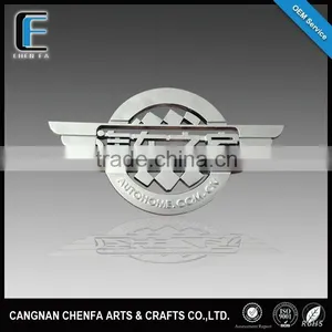 Customized Decorative 3D ABS Plastic Auto Emblem Badge Chrome Famous Car Logo thumbnail-1