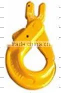 Yellow Coated G80 Clevis Self-Locking Safety Hook thumbnail-1