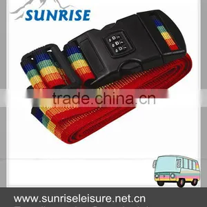 Rainbow Color Travel Luggage Suitcase Security Strap With Coded Lock thumbnail-1