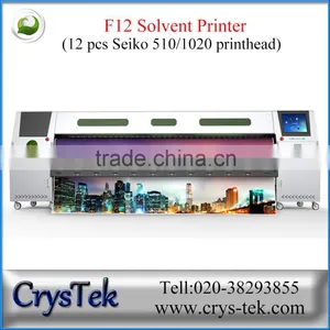 F12 Solvent Printer/ 12 Pcs SPT Printhead Indoor Outdoo Printer (3.2m ) thumbnail-1