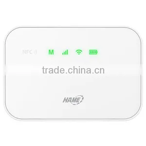 Pocket 3G HSPA+ SIM Card Router With 5200mAh Power Bank Hame A19 With NFC Fast Wifi Connection thumbnail-2