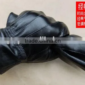 Side Button Men Leather Gloves LG-09 thumbnail-2