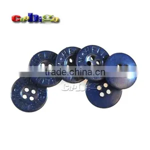 15mm(24L) Fashion Character Buttons Blue Nylon 4 Holes Sewing Craft DIY Accessories For Bag Garment #FLN008-15(Blue) thumbnail-3