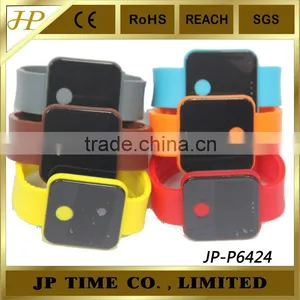 Unisex Led Watches Led Watch Sport Stainless Steel Back Silicone Sport Mirror Led Watch Hot thumbnail-1