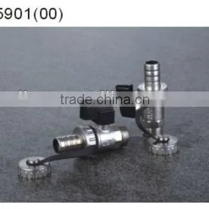 Boiler Discharge Tap With Plug and Rubber Hose Union thumbnail-1