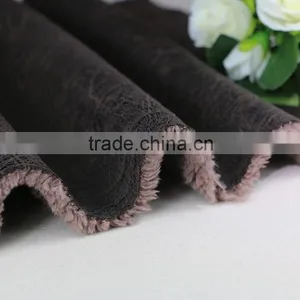 Wholesale Hot Stamping Embossed Suede Fabric Polyester Fur Fabric Fur Fabric thumbnail-1