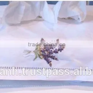 Hand Embroidery Tissue Box Cover thumbnail-1