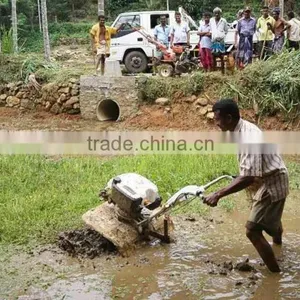 China Tennma Machinery Agrikola Tractor Rotary Plow Used in Rice Paddy Soil Mixer for Sale thumbnail-3