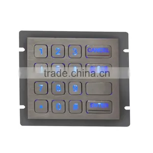 Deep Waterproof With Stainless Steel Numeric Keypad for Bank Kiosks thumbnail-1