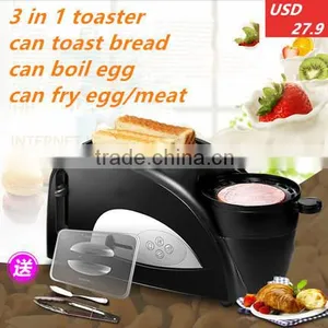 Toaster, Toaster Oven With Hot Plate, Multifunction Toaster With Bean/ Eeg Warmer thumbnail-1