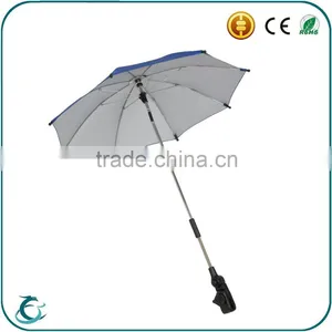 High Quality 14 Inch Custom Logo uv Protect Baby Stroller Umbrella thumbnail-1