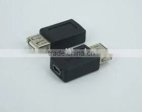 High Speed USB A Type Female to Mini Female USB Adapter thumbnail-1