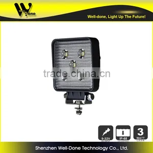Factory Direct Offer Auto LED Lamp 4.25inch Super Bright IP68 Square15W 4x4 Offroad LED Driving Light thumbnail-4