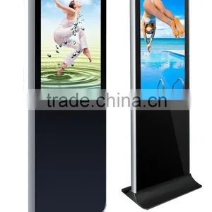 46 Inch Floor Standing Windows System Touch Screen LCD Advertising Player thumbnail-1