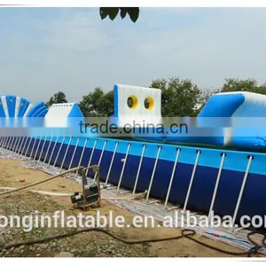 Hot Selling Metal Frame Rectangular Swimming Pool Inflatable thumbnail-4