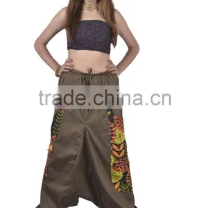2873 Cotton Printed Pant Pockets Jaipur Smoke Dresses Beachwear Palazzo Pants thumbnail-1