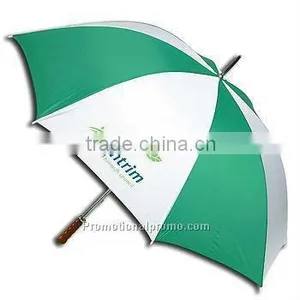 Promotional Nice Golf Umbrella With Wooden Handle thumbnail-1