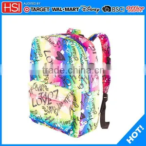 BSCI Audited Factory Wholesale Cute School Bags for Girls thumbnail-1