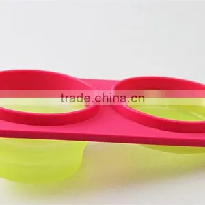 Round Shape and Large Capacity Silicone Bowl With Spoon,Collapsible and Airtight Silicone Bowl,FOOD Grade Silicone Bowl thumbnail-1