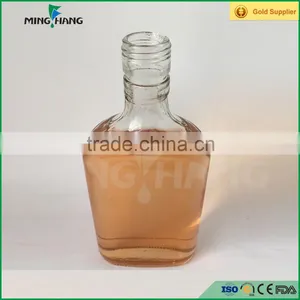 350ml Clear Empty Wine Glass Bottle With Aluminum Cap thumbnail-3