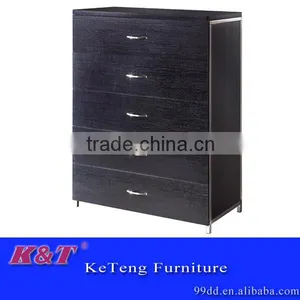 Simple Style Stainless Steel Wooden Night Table thumbnail-1