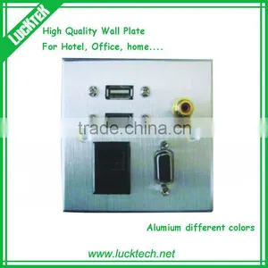 Usb Wall Plate With Rj45, VGA and Audio thumbnail-1