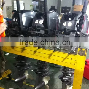 New Tech 2 Stroke Inflatable Boat Electric Start Engine Engine 40hp for Brazil Shart Shaft Motor 40hp thumbnail-2