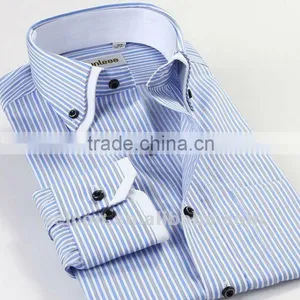 Latest Design Long Sleeve 100% Cotton Casual Style Fashion Men's Dress Shirt thumbnail-3
