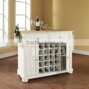 Small Latticed Wine Rack Design in The Kitchen Cabient/Aluminum Drinks Cabiner/ Drinks Cabinet thumbnail-2