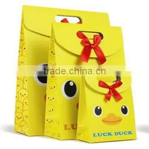 Fashion Yellow Duck Paper Gift Bag thumbnail-2