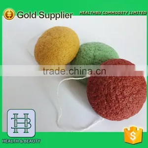 Hot Selling for Amazon 100% Natural Konjac Face Sponge thumbnail-1