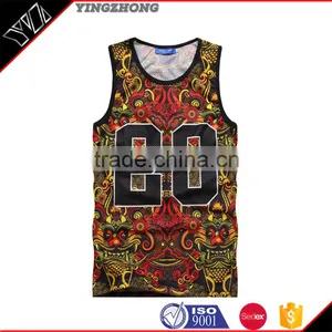 Yingzhong Garment Factory 2016 Summer Workout Sleeveless Vest Running Shirts Stringer Basketball 23nmb Print Tank Tops thumbnail-1
