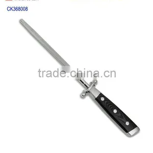 Pakka Wood Handle 8 Inch Knife Sharpening Steel thumbnail-1