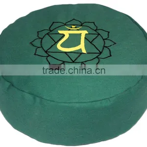 Zafu Cushion for Relaxing Embroidered Meditation Cushion thumbnail-1