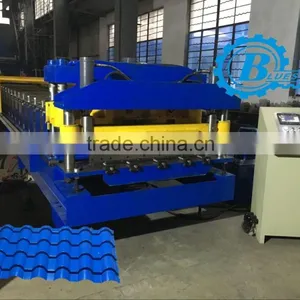 Glazed Tile Metal Roofing Sheet Roll Forming Machine thumbnail-4