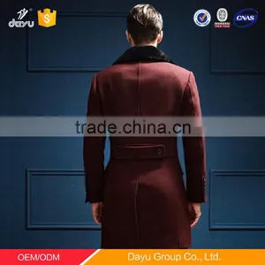 2016 Lastest Design Autumn-winter Wool Jacket Mid-long Woolen Men Coat thumbnail-6